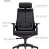 Office Chair: Swivel Orthopedic Chair with Comfort Headrest thumb 2