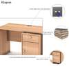 Office table: Single seater office workstation thumb 3