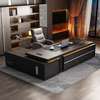 Office Desk; 1800mm Sleek Executive Desk With Extension thumb 0