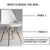 Cushioned Chair with Wooden Legs thumb 4