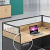 Workstation: 1-Way Modular Office Desk, Space Efficient thumb 3
