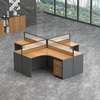 Curved 4 Way Office Workstation Desk thumb 6