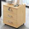 Office Cabinet; 3 Drawer Mobile Pedestal Filing Cabinet: thumb 7