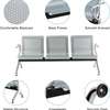 3-Link Metallic Waiting Room Bench thumb 6