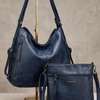 ROSEMANDY Dark Brown Leather Bag Set with Wallet thumb 2
