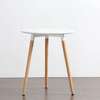 Modern Wooden Round Café Dining Table thumb 0