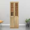 Office file cabinet: 2-door wooden file cabinet-brown thumb 0