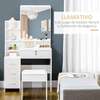 White Dressing Table With Mirror thumb 2
