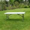 Dining Table; Modern White 1.8m Foldable Table thumb 4