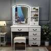 Dressing Table; White Dressing Table With Drawers thumb 0