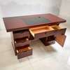 1.4m Mahogany Executive Office Desk thumb 1