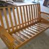 Futon /Bedsofa with Gray Fabric, Easy to Clean thumb 1