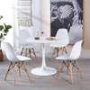 White 4 Seater Eames White Dining Set thumb 0