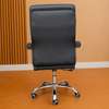 Office Chair : High Back Gray Leather Office Chair thumb 13