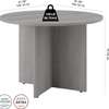 Boardroom Table; 1200mm Round Boardroom Table thumb 3