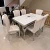 Dining Set  Gold Frame ,marble top ( imported) thumb 2