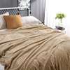 Cozy Black Plush Throw Blanket Ribbed Pattern thumb 7