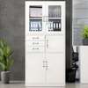 2-Door metallic office storage cabinet with safe thumb 9