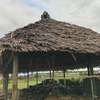 Natural Thatch Gazebo Wooden Poles Spacious Shade thumb 1