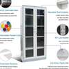 Office Cabinet: Full Glass White Office Cabinet In Rongo thumb 1