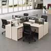 Officedesk;2 Streamlined Partition Panels Office Workstation thumb 5