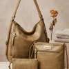 ROSEMANDY Dark Brown Leather Bag Set with Wallet thumb 1