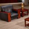 Office Sofa: 5 Seater Black Office Sofa In Tabaka thumb 3