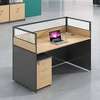1 Way Modular Working Station with a Pedestal thumb 2