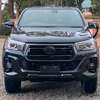 Toyota Hilux black color fully loaded 2019 model. thumb 0