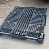 Black plastic pallets size 1.1m*1.3m thumb 0