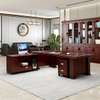 2 M L Shaped Mahogany Executive Office Desk thumb 2