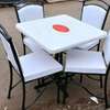 Classic modern 4 seater round dining set thumb 1