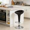 Barstool; Adjustable swivel barstool (Black) thumb 2