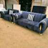 Modern Light Grey Armchairs Set of 2 with Cushions thumb 1