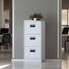 Office Cabinet :  3-Drawer Metallic Office Filing Cabinet thumb 3