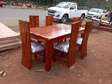 Pure Mahogany Wood Dining Table Sets