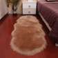 Fluffy bedside mat