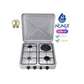 Nunix 4 Table Top Gas Cooker Stove With Hot Plate