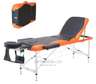 Folding Massage Table (Orangre-Black)
