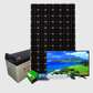150 Watts Solar Full Kit + 32″ Digital LED TV