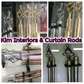 ADJUSTable new home interior curtain rods