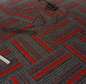 red and grey sturdy carpet tile