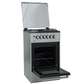 Standing Cooker, 50cm X 50cm, 3 + 1, Electric Oven, Silver