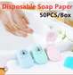Portable soap , 50 pieces per box