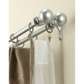 Silver stainless steel  curtain rod