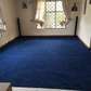 Blue wall to wall carpet^12