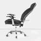 Reclining back leather office chair