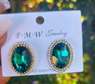 Emerald green Earrings