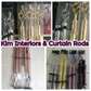 Adjustable new home interiors curtain rods