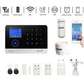 Wireless GSM Home Alarm System LCD Touch Screen
